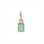 14K Solid Gold Emerald Pendant - Image 3