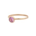18K Solid Gold Sapphire Ring - Image 3