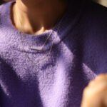 14K Natural Diamond Bar Pendant Necklace - Image 3