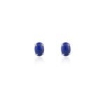 14K Solid Gold Lapis Lazuli Combo Jewelry Set - Image 6