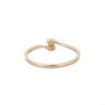 14K Solid Gold Natural Sapphire Dainty Ring - Image 6