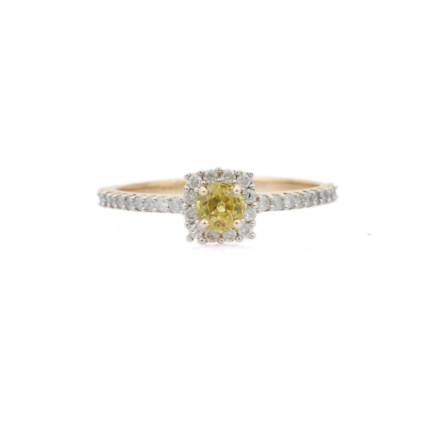 14K Solid Gold Sapphire Ring