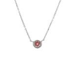 18k Solid Gold Bezel Birthstone Necklace - Image 20