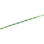 14K Solid Gold Medium Rectangle Malachite Bracelet