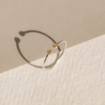 14K Solid Gold Birthstone Minimalist Ring - Image 3