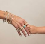 14K Solid Gold Turquoise Emerald Evil Eye Ring - Image 2