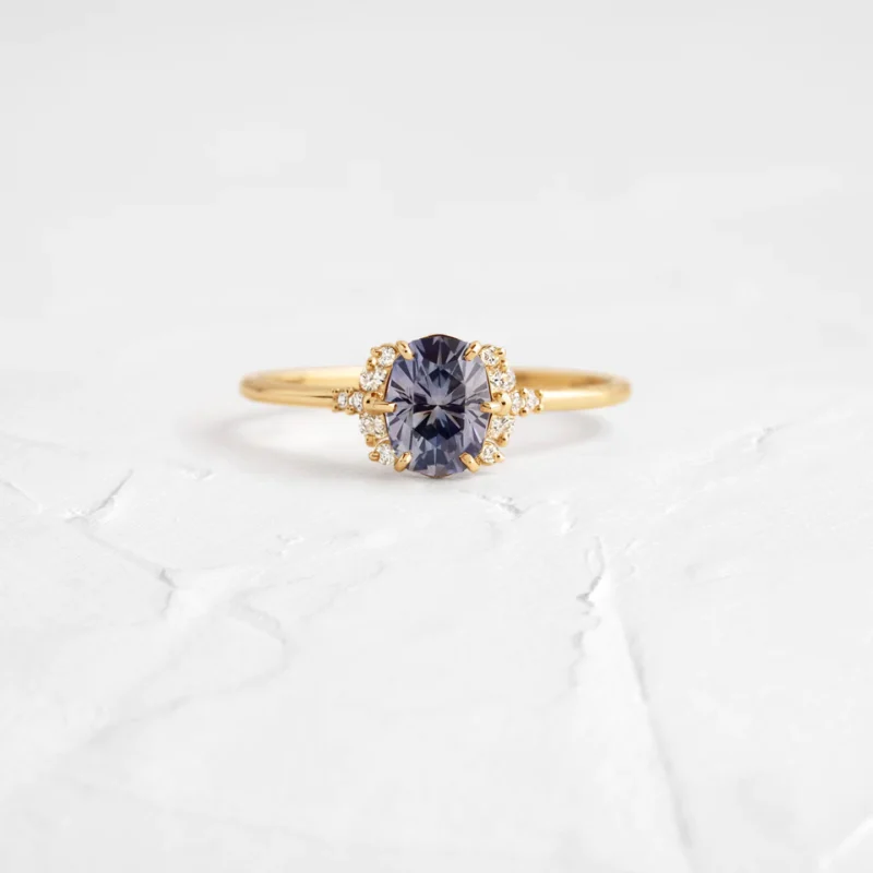 14k solid gold 1ct violet montana sapphire ring ax 1201 1