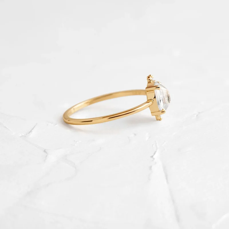 14k solid gold white sapphire astra ring dfg6 1