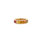 14K Solid Gold Festival Princess Ring - Image 3