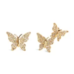 Ally Butterfly Moissanite Diamond Earrings