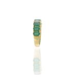14K Solid Gold Emerald And Diamond Ring - Image 7