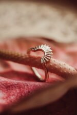 14k Solid Gold & Diamond Ring - Image 7