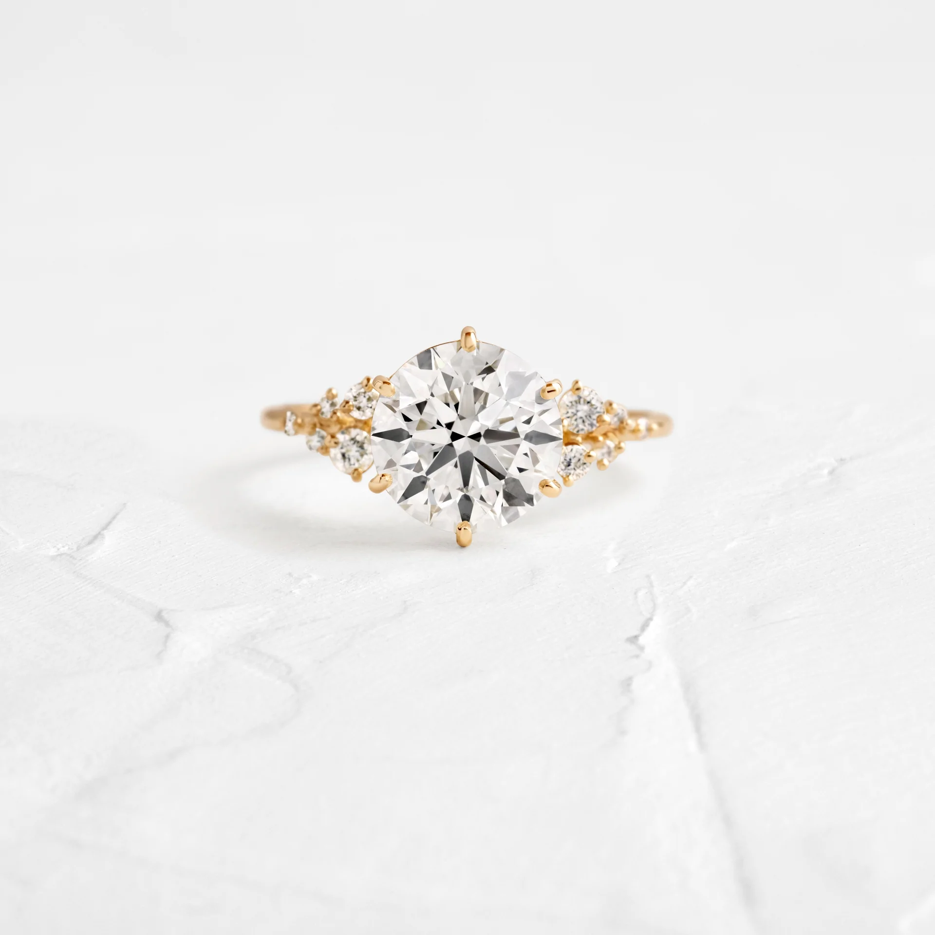 400548_37e1937070b6435683ea407608b7f31amv2.webp 14k Solid Gold Round Cut Lab-Grown Diamond Engagement Ring - Image 1