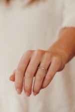 Diamond Ring, Minimal Diamond Ring for women, Natural Diamond Ring - Image 9