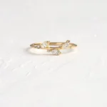14k Solid Gold Lab-Grown Diamond Bushel Ring
