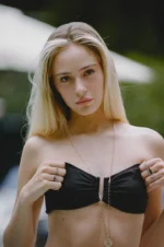 14K Solid Gold Peace & amp; Protection Baguette Diamond And Sapphire Evil Eye Talisman - Image 7