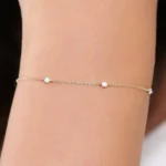 14k Lab-Grown Diamond by The Yard Solitaire Bracelet - Image 9