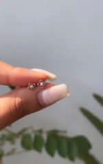 The Karat Store Diamond Earrings for women 14 Karat Gold | Birthday Gift for her - Image 3