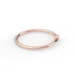 18K Solid Gold 1.5 MM Natural Emerald Band - Image 6