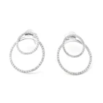 Beth Natural Diamond Jacket Hoops - Image 3
