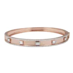 Baguette Diamond Cigar Band Bangle