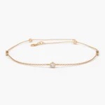 14k Lab-Grown Diamond by The Yard Solitaire Bracelet - Image 5