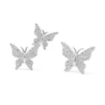 Ally Butterfly Moissanite Diamond Earrings - Image 4