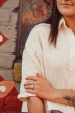 The Rita Oval Ring , Engagement Moissanite Ring - Image 5