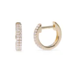 Gigi Double Row Natural Diamond Huggies