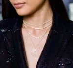 Natural Diamond Sundial Necklace - Image 5