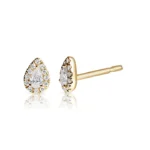 Sophie Tear Drop Natural Diamond Studs