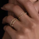 18k Gold Lab-Grown Diamond Minuet Ring - Image 5