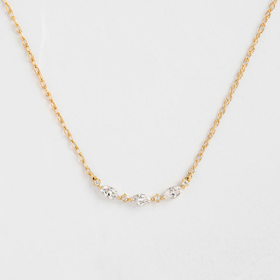 400548_f42a5aae3f28497b93255c5d30813c22mv2.webp The Karat Store Interwoven Necklace in Lab-Grown Diamond - Image 1
