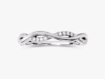 Twisted Diamond Wedding Vintage Ring ,Diamond Rope Ring for Women - Image 6