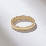 Solo Natural Diamond Slim | 14k Solid Gold Stacking Ring for Women | 2.80MM Classic Ring - Image 7