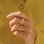 Pave Natural Diamond Unique Knot Ring | Two Rows Bold Ring Women - Image 3