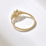 Classic Baguette Natural Diamond Ring | 14k Solid Gold Minimalist Engagement Ring - Image 7