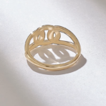 18K Solid Gold Dazzling Pave Diamond Knot Ring - Image 7