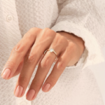 Pear Moissanite Diamond Tiara Ring |Bezel Moissanite Diamond Solitaire Ring Women