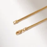 Oval Chain Necklace | 18k Solid Gold Chain | 2.5MM Minimalist Layering Necklace - Image 4