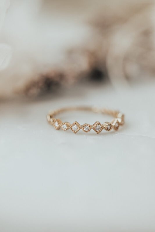 14k solid gold diamond band asd3 1