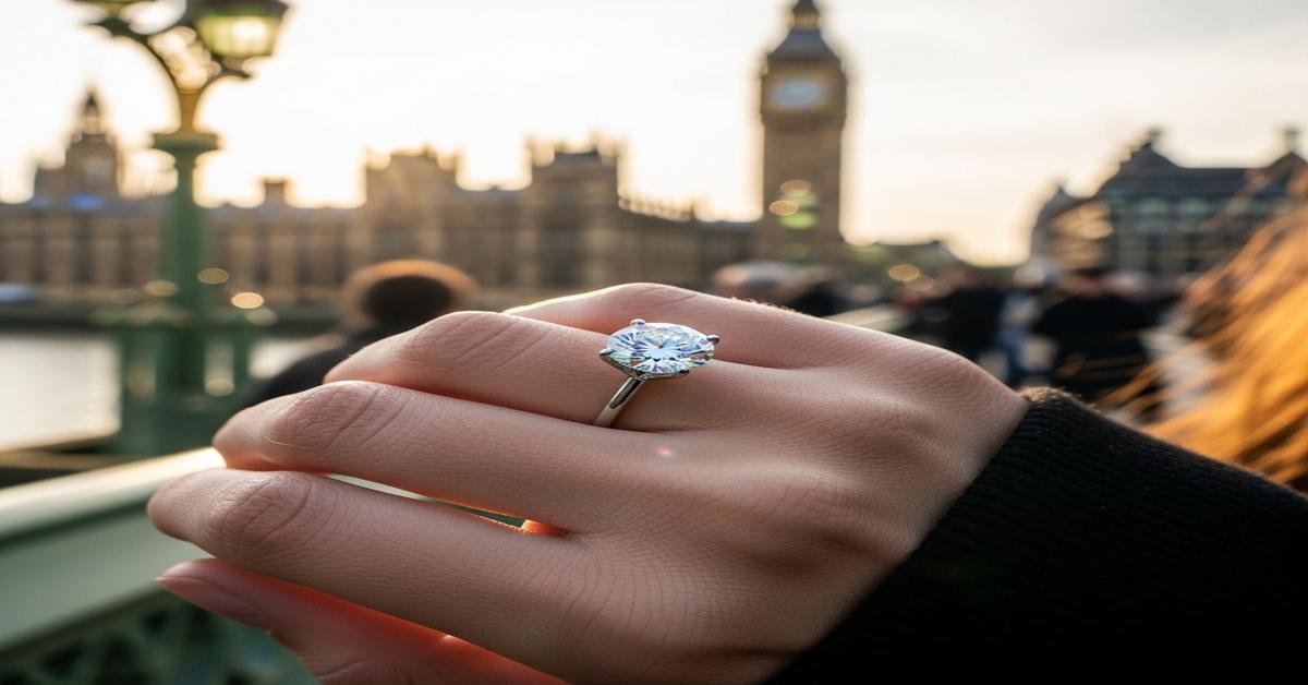 Moissanite’s “Rainbow Fire”: Gorgeous Outdoors, Loud Indoors? A Week in London