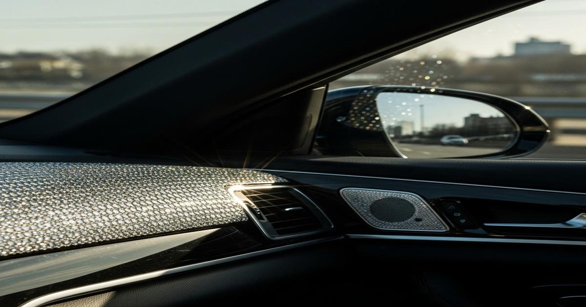Car Interiors & Moissanite: Does Tinted Glass Overdo the Disco?