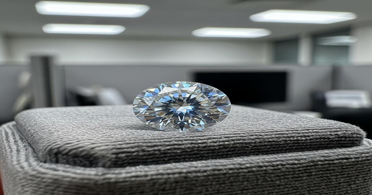 Why Some Moissanite Reads “Blue” in Offices—and How to Fix It